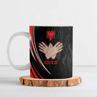 Personalized Shqipe Albania Nation Flag Ceramic Mug Kuq E Zi Tiranaproud Albanian - Wonder Print Shop