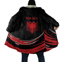 Personalized Shqipe Albania Nation Flag Cloak Kuq E Zi Tiranaproud Albanian - Wonder Print Shop