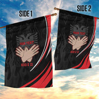 Personalized Shqipe Albania Nation Flag Garden Flag Kuq E Zi Tiranaproud Albanian - Wonder Print Shop