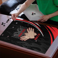 Personalized Shqipe Albania Nation Flag Puzzle Kuq E Zi Tiranaproud Albanian - Wonder Print Shop