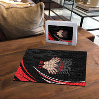 Personalized Shqipe Albania Nation Flag Puzzle Kuq E Zi Tiranaproud Albanian - Wonder Print Shop