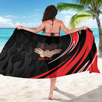 Personalized Shqipe Albania Nation Flag Sarong Kuq E Zi Tiranaproud Albanian - Wonder Print Shop