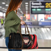 Personalized Shqipe Albania Nation Flag Travel Bag Kuq E Zi Tiranaproud Albanian - Wonder Print Shop