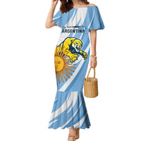 Custom Argentina Rugby Champion Family Matching Mermaid Dress and Hawaiian Shirt Los Puma with Sporty Style LT9 - Wonder Print Shop