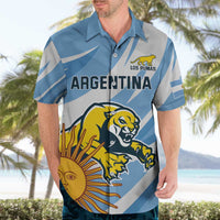 Custom Argentina Rugby Champion Hawaiian Shirt Los Puma with Sporty Style - Wonder Print Shop