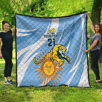 Custom Argentina Rugby Champion Quilt Los Puma with Sporty Style - Wonder Print Shop