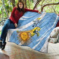Custom Argentina Rugby Champion Quilt Los Puma with Sporty Style - Wonder Print Shop