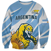 Custom Argentina Rugby Champion Sweatshirt Los Puma with Sporty Style - Wonder Print Shop