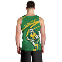 Personalized Australia Rugby Champion Men Tank Top Wallabies Mascot with Sporty Style - Wonder Print Shop