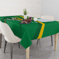 Personalized Australia Rugby Champion Tablecloth Wallabies Mascot with Sporty Style - Wonder Print Shop