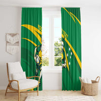 Personalized Australia Rugby Champion Window Curtain Wallabies Mascot with Sporty Style - Wonder Print Shop