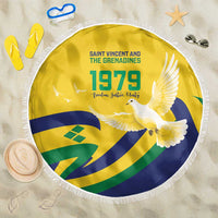 Saint Vincent and the Grenadines Beach Blanket Gratitude to the Land Pride Since 1979 - Wonder Print Shop