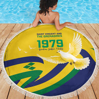 Saint Vincent and the Grenadines Beach Blanket Gratitude to the Land Pride Since 1979 - Wonder Print Shop