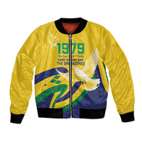 Saint Vincent and the Grenadines Bomber Jacket Gratitude to the Land Pride Since 1979 - Wonder Print Shop