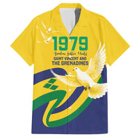Saint Vincent and the Grenadines Hawaiian Shirt Gratitude to the Land Pride Since 1979 - Wonder Print Shop