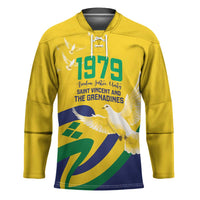 Saint Vincent and the Grenadines Hockey Jersey Gratitude to the Land Pride Since 1979 - Wonder Print Shop