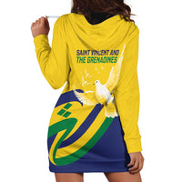 Saint Vincent and the Grenadines Hoodie Dress Gratitude to the Land Pride Since 1979 - Wonder Print Shop