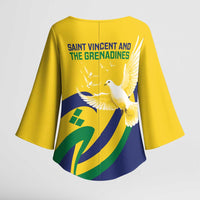 Saint Vincent and the Grenadines Kimono Sleeve Blouse Gratitude to the Land Pride Since 1979 - Wonder Print Shop