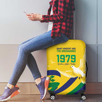 Saint Vincent and the Grenadines Luggage Cover Gratitude to the Land Pride Since 1979 - Wonder Print Shop