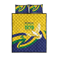 Saint Vincent and the Grenadines Quilt Bed Set Gratitude to the Land Pride Since 1979 - Wonder Print Shop