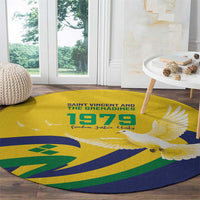 Saint Vincent and the Grenadines Round Carpet Gratitude to the Land Pride Since 1979 - Wonder Print Shop