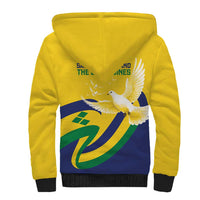Saint Vincent and the Grenadines Sherpa Hoodie Gratitude to the Land Pride Since 1979 - Wonder Print Shop