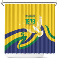 Saint Vincent and the Grenadines Shower Curtain Gratitude to the Land Pride Since 1979 - Wonder Print Shop
