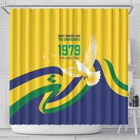 Saint Vincent and the Grenadines Shower Curtain Gratitude to the Land Pride Since 1979 - Wonder Print Shop