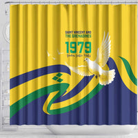 Saint Vincent and the Grenadines Shower Curtain Gratitude to the Land Pride Since 1979 - Wonder Print Shop