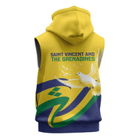 Saint Vincent and the Grenadines Sleeveless Hoodie Gratitude to the Land Pride Since 1979 - Wonder Print Shop