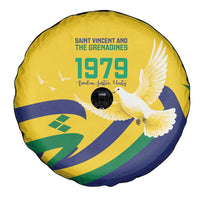 Saint Vincent and the Grenadines Spare Tire Cover Gratitude to the Land Pride Since 1979 - Wonder Print Shop