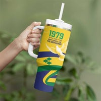 Saint Vincent and the Grenadines Tumbler With Handle Gratitude to the Land Pride Since 1979 - Wonder Print Shop
