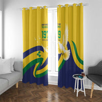 Saint Vincent and the Grenadines Window Curtain Gratitude to the Land Pride Since 1979 - Wonder Print Shop
