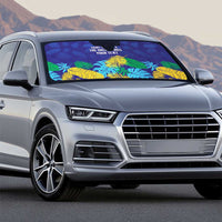 Saint Vincent Land So Beautiful Auto Sun Shade Tropical Vibes - Wonder Print Shop