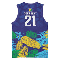 Saint Vincent Land So Beautiful Basketball Jersey Tropical Vibes - Wonder Print Shop