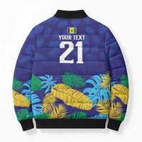 Saint Vincent Land So Beautiful Bomber Puffer Jacket Tropical Vibes - Wonder Print Shop