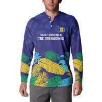 Saint Vincent Land So Beautiful Button Sweatshirt Tropical Vibes - Wonder Print Shop