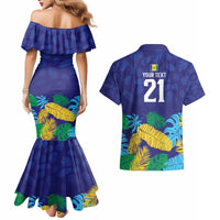 Saint Vincent Land So Beautiful Couples Matching Mermaid Dress and Hawaiian Shirt Tropical Vibes - Wonder Print Shop