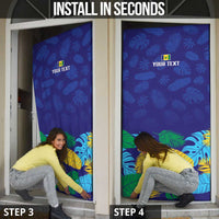 Saint Vincent Land So Beautiful Door Cover Tropical Vibes - Wonder Print Shop