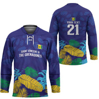 Saint Vincent Land So Beautiful Hockey Jersey Tropical Vibes - Wonder Print Shop