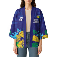 Saint Vincent Land So Beautiful Kimono Tropical Vibes - Wonder Print Shop
