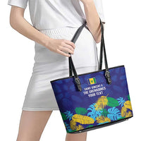 Saint Vincent Land So Beautiful Leather Tote Bag Tropical Vibes - Wonder Print Shop