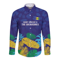 Saint Vincent Land So Beautiful Long Sleeve Button Shirt Tropical Vibes - Wonder Print Shop
