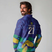 Saint Vincent Land So Beautiful Long Sleeve Polo Shirt Tropical Vibes - Wonder Print Shop