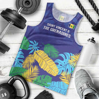 Saint Vincent Land So Beautiful Men Tank Top Tropical Vibes - Wonder Print Shop