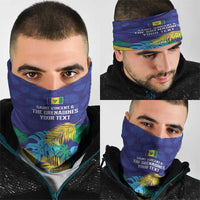 Saint Vincent Land So Beautiful Neck Gaiter Tropical Vibes - Wonder Print Shop