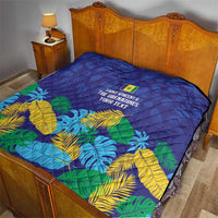 Saint Vincent Land So Beautiful Quilt Tropical Vibes - Wonder Print Shop