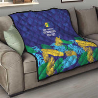 Saint Vincent Land So Beautiful Quilt Tropical Vibes - Wonder Print Shop