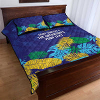 Saint Vincent Land So Beautiful Quilt Bed Set Tropical Vibes - Wonder Print Shop