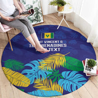 Saint Vincent Land So Beautiful Round Carpet Tropical Vibes - Wonder Print Shop